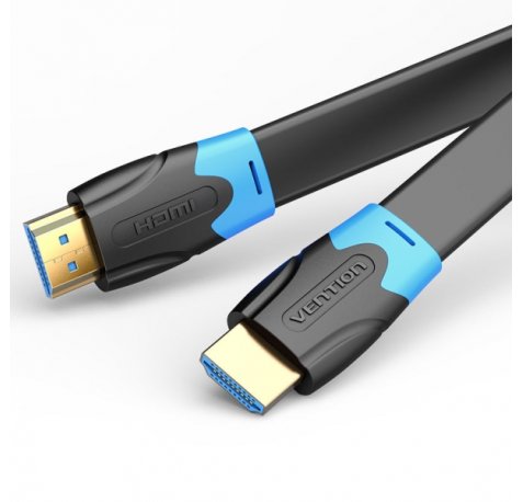 Vention Cable Plano HDMI Macho a HDMI Macho 2.0 4K - 8m - Color Negro