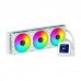 Abysm Oceanic LCD 360 ARGB Kit de Refrigeracion Liquida - 3 Ventiladores de 120mm - Iluminacion ARGB - Pantalla LCD 2.8" - Bomba 2500rpm - Tubos de 380mm - Color Blanco - Formato Bulk (4 uds)