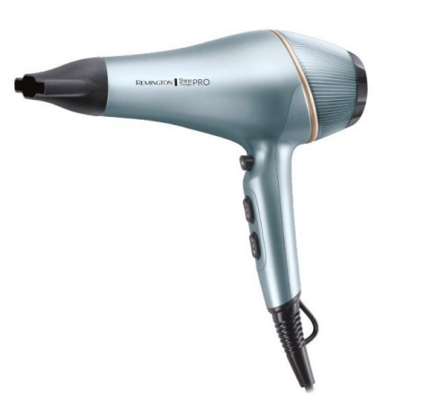 Remington Shine Therapy Pro Secador de Pelo 2200W - Tencologia Ionica - 3 Termperaturas 2 Velocidades -  Motor AC Profesional
