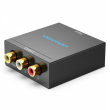 Vention Convertidor HDMI Hembra a RCA Hembra y MiniUSB Hembra - Color Negro