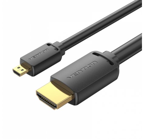 Vention Cable Micro HDMI Macho a HDMI Macho 2.0 4K - 2m - Color Negro