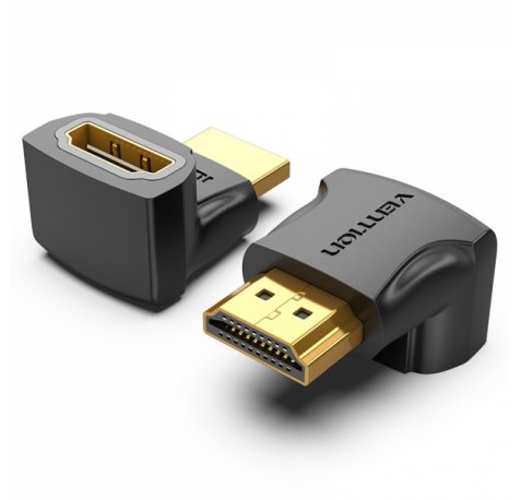 Vention Pack de 2 Adaptadores HDMI 2.0 4K 270º HDMI Macho a HDMI Hembra