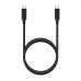 Aisens Cable USB 3.2 GEN2 10GBPS 4K@60Hz 5A 100W E-Marker - Tipo USB-C/M-USB-C/M - 3.0m - Color Negro