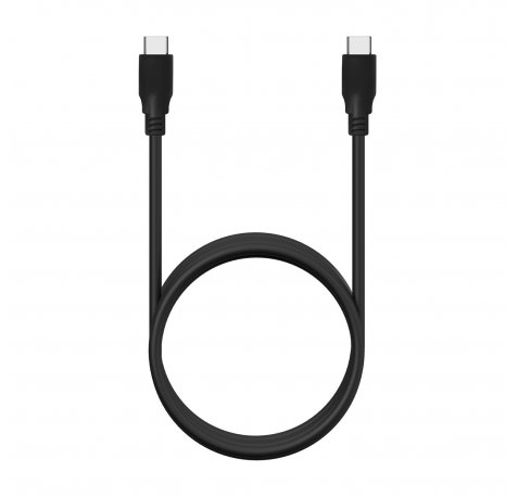 Aisens Cable USB 3.2 GEN2X2 20GBPS 8K@30Hz 5A 100W E-Marker - Tipo USB-C/M-USB-C/M - 0.6m - Color Negro