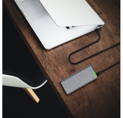 Aisens Cable USB 3.2 GEN2X2 20GBPS 8K@30Hz 5A 100W E-Marker - Tipo USB-C/M-USB-C/M - 1.0m - Color Negro