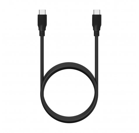 Aisens Cable USB 3.2 GEN2X2 20GBPS 8K@30Hz 5A 100W E-Marker - Tipo USB-C/M-USB-C/M - 1.0m - Color Negro