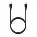 Aisens Cable USB 3.2 GEN2X2 20GBPS 8K@30Hz 5A 100W E-Marker - Tipo USB-C/M-USB-C/M - 1.0m - Color Negro