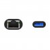 Aisens Conversor USB 3.0 a Ethernet Gigabit 10/100/1000 Mbps - 15cm - Color Gris