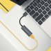 Aisens Conversor USB 3.0 a Ethernet Gigabit 10/100/1000 Mbps - 15cm - Color Gris