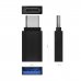 Aisens Mini Adaptador Aluminio USB 3.2 GEN1 3A - Tipo USB-C/M-A/H - Color Negro