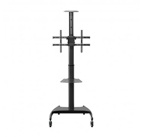 Aisens Soporte de Suelo para TV/Monitor de 37" a 70" - Max 50kg - Ajustable en altura - Movimiento Horizontal y Vertical