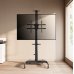 Aisens Soporte de Suelo para TV/Monitor de 37" a 70" - Max 50kg - Ajustable en altura - Movimiento Horizontal y Vertical