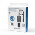 Aisens USB-C Dock M.2 (NGFF) Asuc-M2D012-Gr SATA/NVME a USB3.1 GEN2 - Color Gris