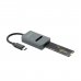Aisens USB-C Dock M.2 (NGFF) Asuc-M2D012-Gr SATA/NVME a USB3.1 GEN2 - Color Gris