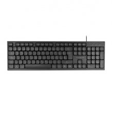 Tacens Anima AK02 Teclado Completo - Cable 1.3m - Disposicion QWERTY ES - Teclas Silenciosas de Perfil Bajo - Accesos Directos Multimedia e IA - 43.7x25x1.3cm - Color Negro