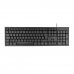 Tacens Anima AK02 Teclado Completo - Cable 1.3m - Disposicion QWERTY ES - Teclas Silenciosas de Perfil Bajo - Accesos Directos Multimedia e IA - 43.7x25x1.3cm - Color Negro