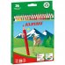 Alpino Pack de 36 Lapices de Colores Creativos - Mina de 3mm Resistente a la Rotura - Bandeja Extraible - Colores Vivos y Brillantes Surtido