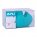 Apli Nordik Collection Dispensador de Cinta Adhesiva para Rollos 19mmx33m - Textura Suave y Tacto Agradable - Colores Aleatorios Surtidos