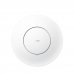Cudy BE3600 Punto de Acceso para Techo - Doble Banda hasta 2882Mbps - WiFi 7 - Cobertura 120m2 - hasta 200 Dispositivos - PoE Pasivo - Autoreinicio - GbE Blindado - 231.9x231.9x57.1mm - Color Blanco
