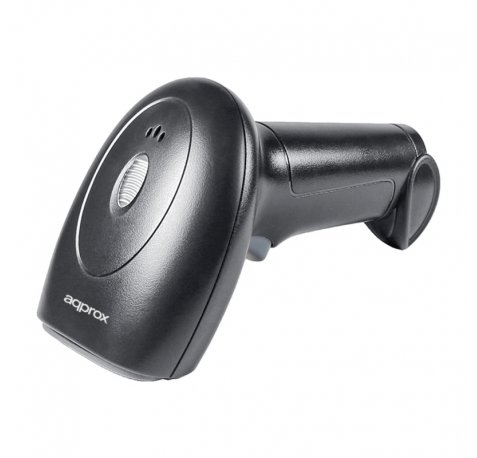Approx Lector de Codigos de Barras 1D/2D Inalambrico - Indicador LED y Beeper - Velocidad de Escaneo 30fps - Disparo Automatico