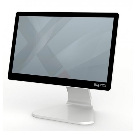 Approx TPV con Pantalla Capacitiva 15.6"  Intel Celeron N5095 QC 2.0GHz - 8GB DDR4 - 256GB SSD - Altavoces - WiFi, Bluetooth, RJ45, HDMI, USB 2.0, USB 3.0, COM, Audio - Color Blanco