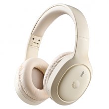 NGS Artica Tempest Auriculares Bluetooth 6.0 - Bateria Extraible - Plegable - Autonomia hasta 80h - Color Beige