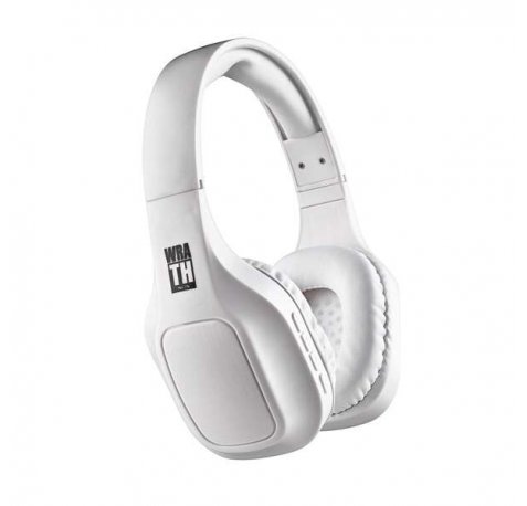 NGS Artica Wrath Auriculares Bluetooth 5.1 con Microfono - Diadema Ajustable - Almohadillas Acolchadas - Autonomia hasta 12h - Manos Libres - Color Blanco