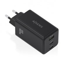 Aisens Cargador GAN 100W - 2xUSB-C PD3.0, QC4.0, QC5.0 - 1xUSB-A QC3.0 - Color Negro Aisens Cargador GAN 100W - 2xUSB-C PD3.0, QC4.0, QC5.0 - 1xUSB-A QC3.0 - Color Negro
