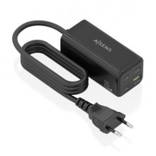 Aisens Cargador GAN 100W - 3xUSB-C PD3.0, QC4.0, QC5.0 - 1xUSB-A QC3.0 - Cable 1.4 Metros - Color Negro Aisens Cargador GAN 100W - 3xUSB-C PD3.0, QC4.0, QC5.0 - 1xUSB-A QC3.0 - Cable 1.4 Metros - Color Negro