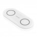 Aisens Cargador Inalambrico 15W - USB-C - Protocolo Qi - Moviles y Auriculares - Proteccion Contra Sobretension, Sobretemperatura y sobrecorriente - Color Blanco