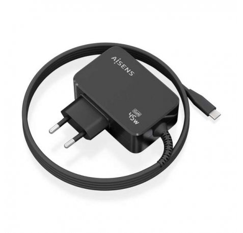 Aisens Cargador GAN 45W PD3.0 1xUSB-C 1.8m
