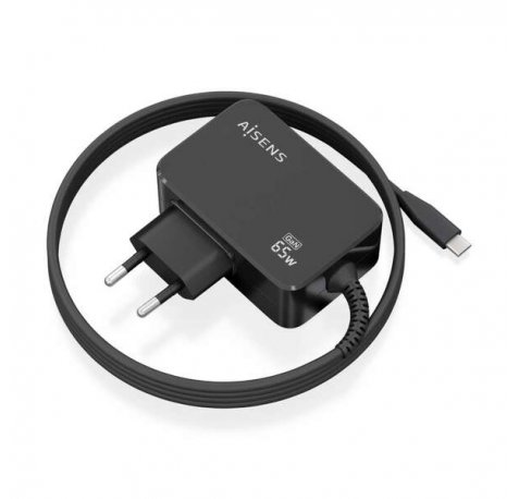 Aisens Cargador GAN 65W PD3.0 1xUSB-C 1.8m