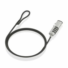 Aisens Cable de Seguridad Nano con Combinacion - Acero Revestido en Vinilo - Compatible con Ranura Nano 2.5x6mm - Cerradura de 4 Digitos - Negro Aisens Cable de Seguridad Nano con Combinacion - Acero Revestido en Vinilo - Compatible con Ranura Nano 2.5x6mm - Cerradura de 4 Digitos - Negro