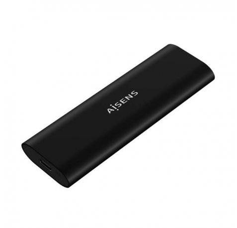 Aisens Caja Externa M.2 (NGFF) para SSD M.2 SATA/NVME a USB3.1 GEN2 - Color Negro