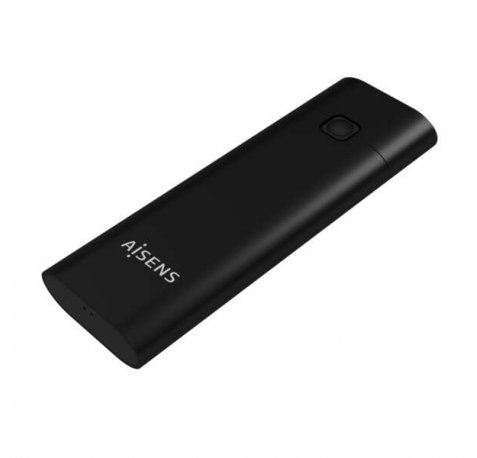 Aisens Caja Externa M.2 (NGFF) NVMe a USB3.2 GEN2 - Color Negro