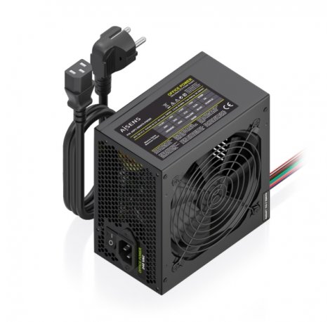 Aisens ASPC-500ATX-PSEBK Fuente de Alimentacion 500W ATX - Ventilador 120mm - OEM - Cable de Alimentacion Incluido - Color Negro