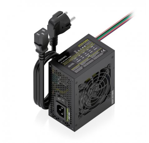 Aisens ASPC-500SFX-PSEBK Fuente de Alimentacion 500W SFX - Ventilador 80mm - OEM - Cable de Alimentacion Incluido - Color Negro