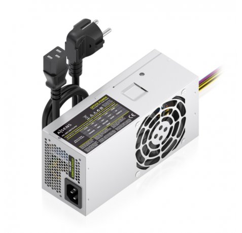 Aisens ASPC-500TFX-PSE Fuente de Alimentacion 500W TFX - Ventilador 80mm - OEM - Cable de Alimentacion Incluido - Color Plata