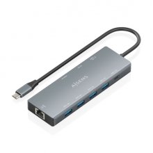 Aisens USB-C Dock 9 en 1 - USB-C a 1xHDMI - 1xDisplayPort - 1xRJ45 - 4xUSB-A 5G - 1xUSB-C 5G - 1xUSB-C PD 100W - 20cm - Color Gris Aisens USB-C Dock 9 en 1 - USB-C a 1xHDMI - 1xDisplayPort - 1xRJ45 - 4xUSB-A 5G - 1xUSB-C 5G - 1xUSB-C PD 100W - 20cm - Color Gris