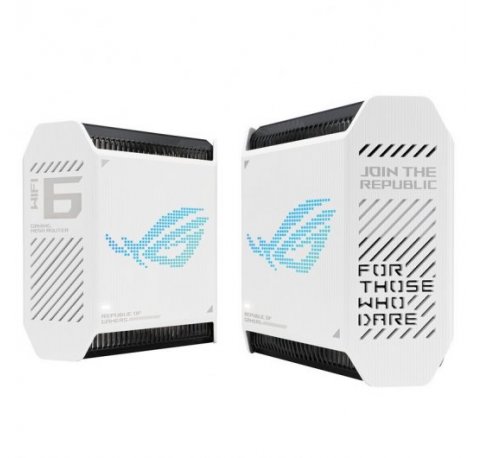 Asus ROG Rapture GT6 Pack 2 Unidades Router WiFi Mesh AX10000 Tri-Banda MU-MIMO - Color Blanco