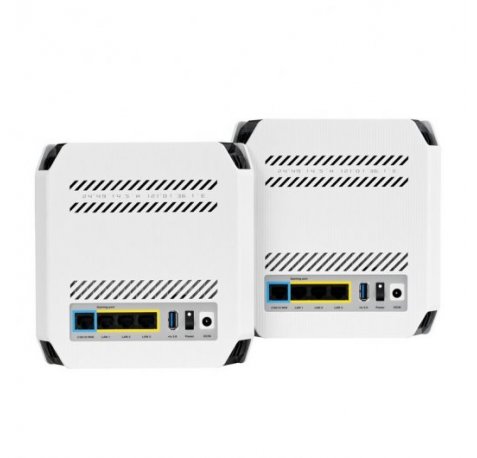Asus ROG Rapture GT6 Pack 2 Unidades Router WiFi Mesh AX10000 Tri-Banda MU-MIMO - Color Blanco