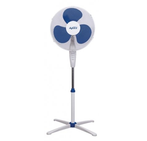 Avant Ventilador de Pie 45W 3 Aspas - 3 Velocidades - Altura Regulable - Funcion Oscilante - Cabezal Inclinable - Color Blanco