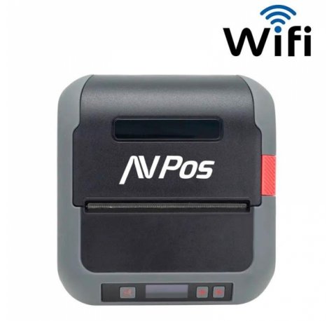 AVPos AVP-MLP900W Impresora Termica Portatil de Etiquetas con Funda - Resolucion 203 DPI - Velocidad 70 mm/s - USB y Wifi - Color Negro