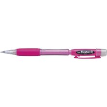 Pentel Fiesta II Portaminas HB 0.7mm con Goma - Incluye 2 Recargas - Grip de Goma - Diseño Ergonomico - Color Rosa (12 uds)