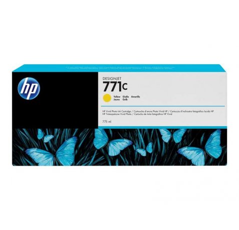 HP 771C Amarillo Cartucho de Tinta Original - B6Y10A