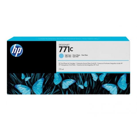 HP 771C Cyan Light Cartucho de Tinta Original - B6Y12A