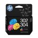 HP 302|304 | Cartucho de tinta color original -