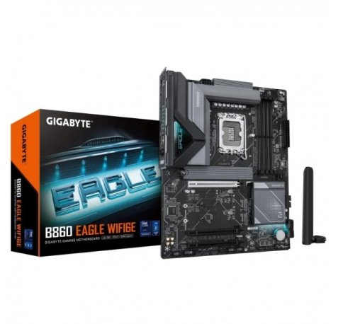 Gigabyte B860 EAGLE WIFI6E Placa Base Intel 1851 4x DDR5 - M,2, SATA - HDMI,DP - WIFI6E - ATX
