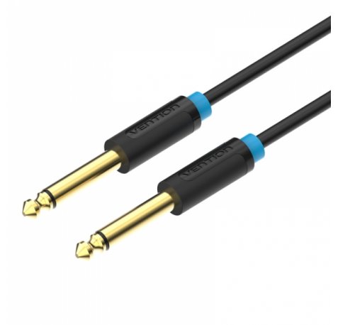 Vention Cable Estereo Jack 6.5 Macho a Jack 6.5 Macho - 10m - Color Negro