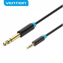 Vention Cable Estereo Jack 6.5 Macho a Jack 3.5 Macho BABBG - 1m - Color Negro